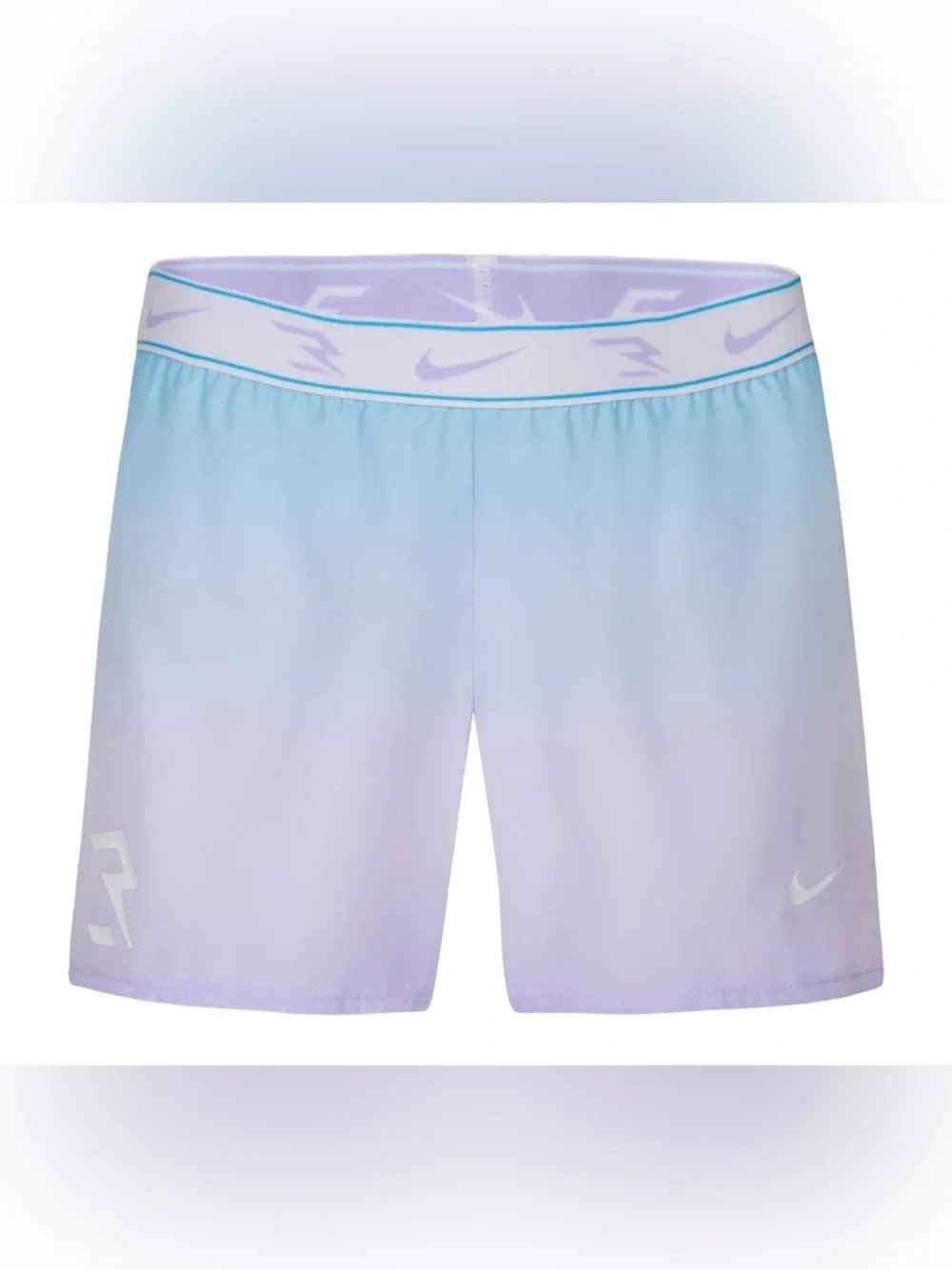 Nike Girls Purple Ombré Athletic Shorts Dri Fit Size: XL (13-15Year) Item#358-17